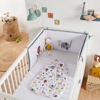 Бортики В кроватку с принтом из хлопка Henri 180 x 40 см другие LA REDOUTE INTERIEURS  фото, kupilegko.ru